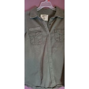 Arizona Jean Co military button up shirt